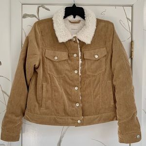 Thread & Supply Fleece Lined Corduroy Jacket